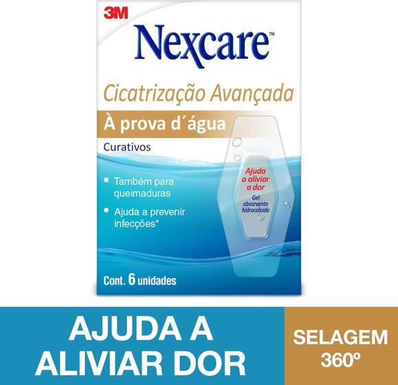 Imagem de Curativo 3M Nexcare Cicatrização Avançada 6 unidades