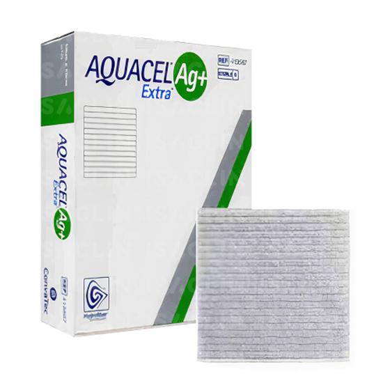 Imagem de Curativo Aquacel AG+ Extra  Estéril 10cm x 10cm - Convatec