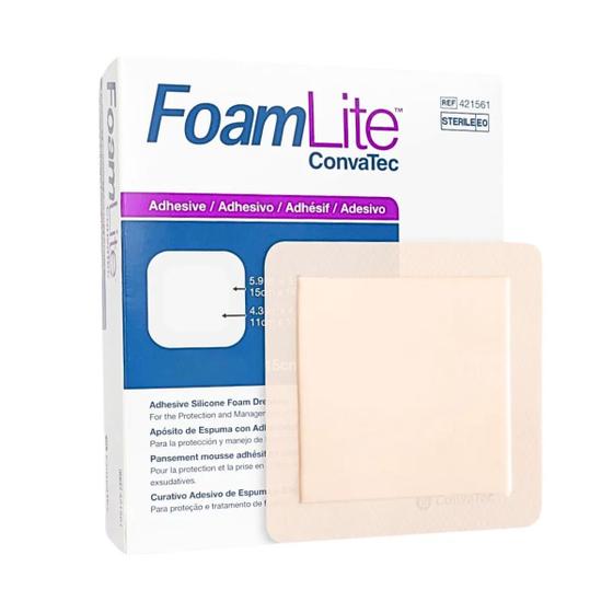 Imagem de Curativo aquacel foam lite 10 x 10 cm (cx c/10 unds) - convatec