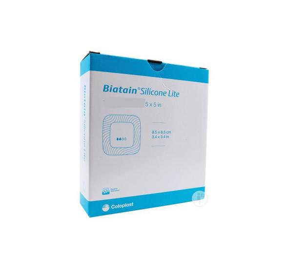 Imagem de Curativo biatain silicone lite 5x5 cx c/5