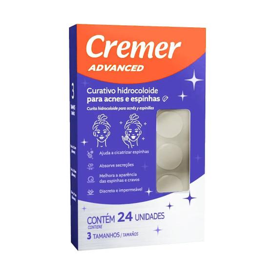 Imagem de CURATIVO CREMER ADVANCED ACNE E ESPINHAS C/24un