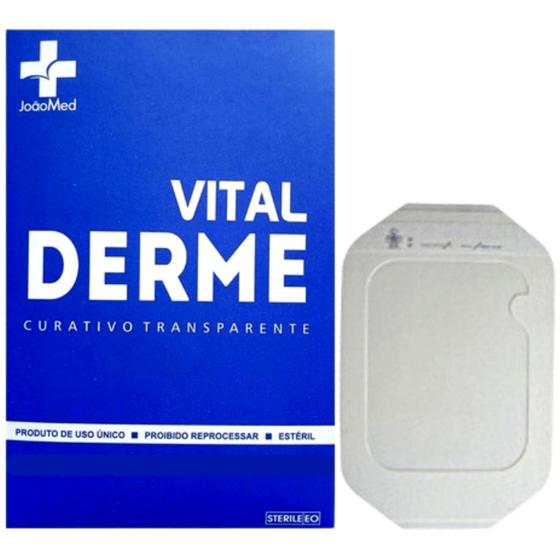 Imagem de Curativo Filme Transparente 6cm x 7cm Vital Derme - 50 unidades