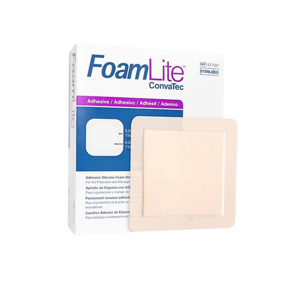 Imagem de Curativo foam lite 15 x 15 cm (cx c/10 unds) - convatec