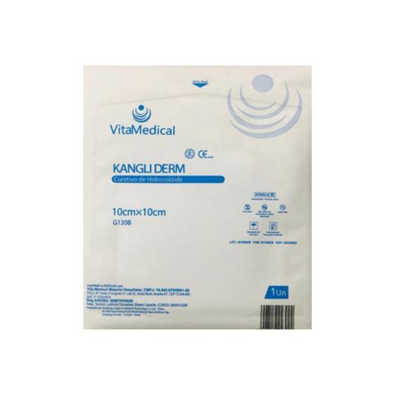 Imagem de Curativo Hidrocoloide Kangli Derm VitaMedical 10X10 - Unidade