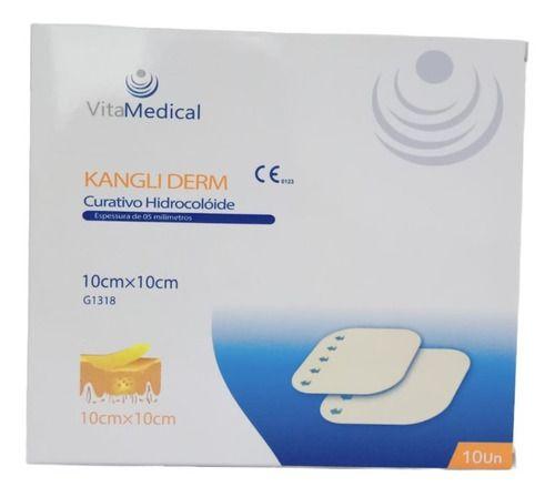 Curativo hidrocoloide Para feridas e Escaras 10x10cm Caixa com 10 unidades Vitamedical Menor preço em Curativo hidrocoloide Para feridas e Escaras 10x10cm Caixa com 10 unidades Vitamedical