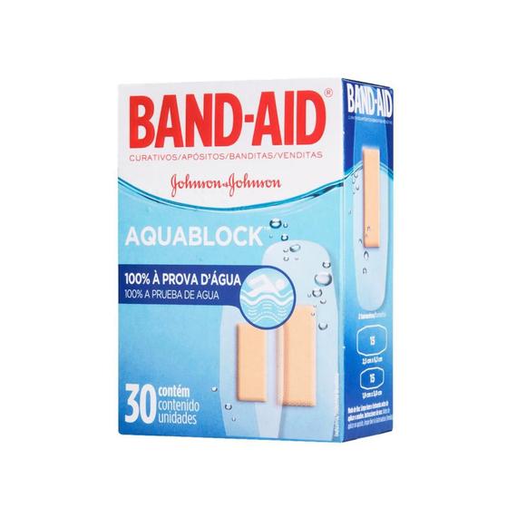 Imagem de Curativos Band-Aid Aquablock 30 Unidades