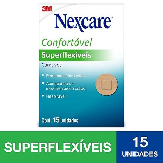 Imagem de Curativos Nexcare 3M Superflexiveis Redondos 15 Unidades