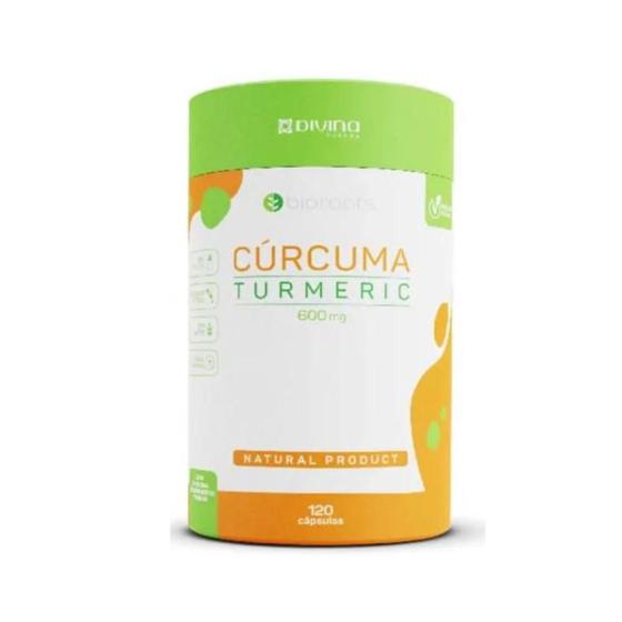 Imagem de Cúrcum Turmeric 600mg 120 cápsulas Bioroots 