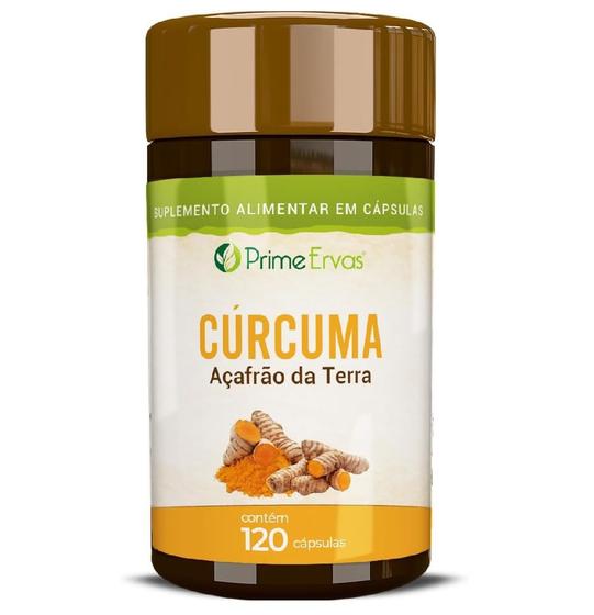 Imagem de Curcuma 500mg 120cps prime ervas