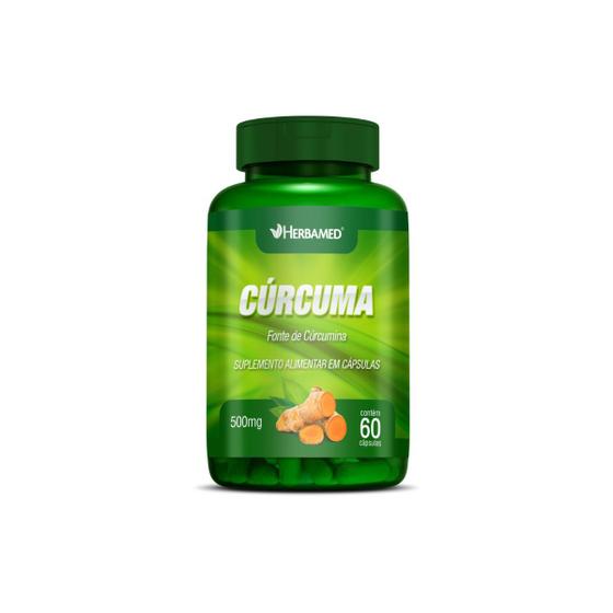 Imagem de Curcuma 500mg 60 cps - herbamed