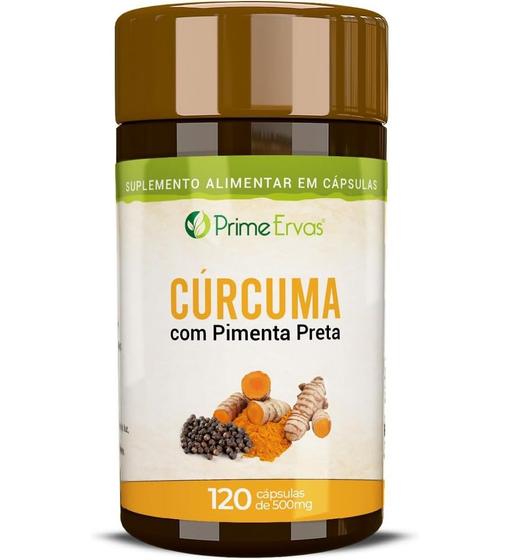 Imagem de Curcuma com pimenta 120cps prime ervas