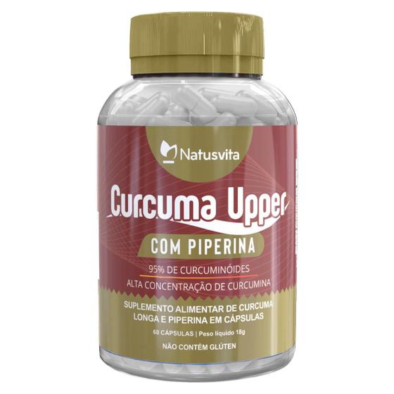 Imagem de Curcuma Upper (Curcumina 95% de Curcuminóides com Piperina)