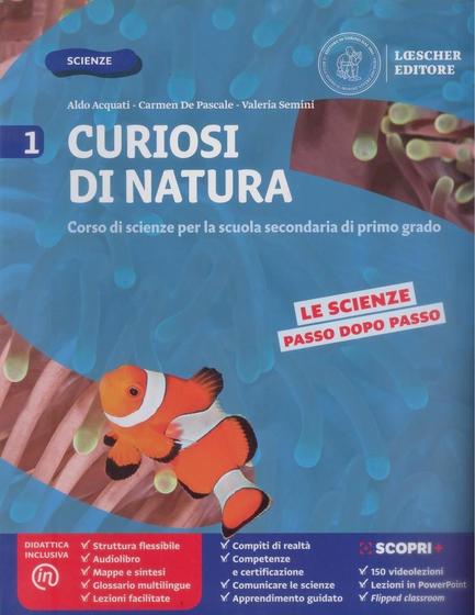 Imagem de Curiosi Di Natura Vol. 1 - Per La Scuola Media - Libro Con E-Book E Con Espansione Online. - Loescher Editore