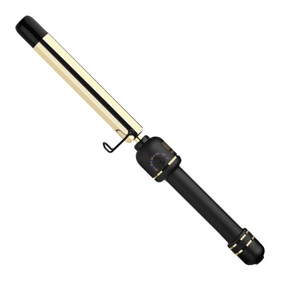 Imagem de Curling Wand HOT TOOLS, cano estendido em ouro 24K (1)