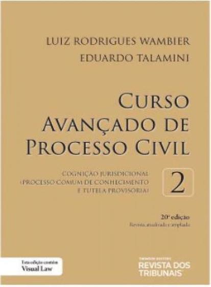 Imagem de Curso Avançado de Processo Civil : Volume 2 Cognição Jurisdicional - REVISTA DOS TRIBUNAIS