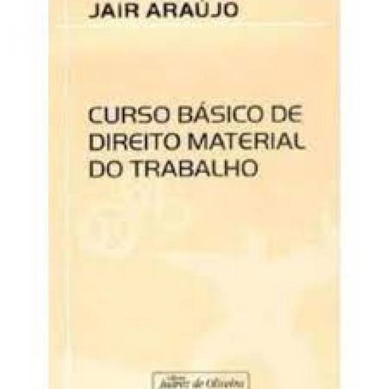 Imagem de Curso basico de direito material do trabalho