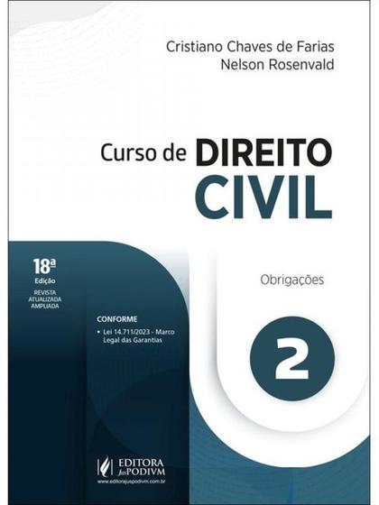 Imagem de Curso de direito civil - obrigações - 2024 - vol. 2