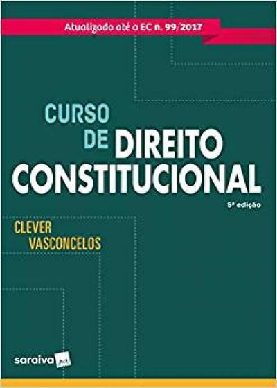 Imagem de Curso de Direito Constitucional - 5ª Edição (2018) - Saraiva