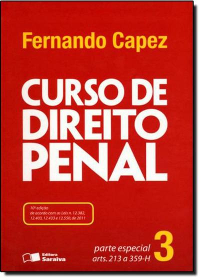 Imagem de Curso de Direito Penal: Parte Especial - Vol.3