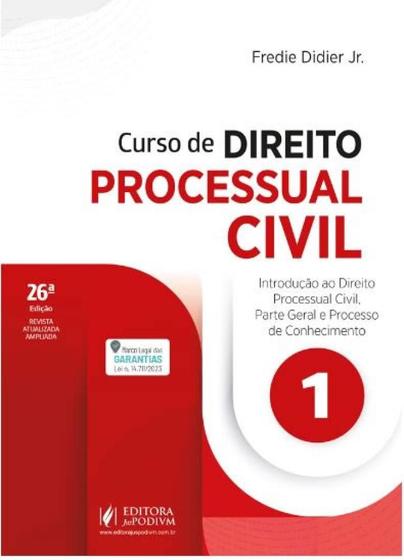 Imagem de Curso de direito processual civil   v.1   introdução ao direito processual civil, parte geral e processo de conhecimento (2024)