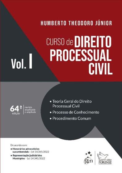 Imagem de Curso de Direito Processual Civil - Vol. I - 64Ed/22 - FORENSE