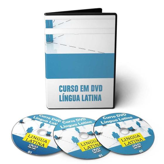 Imagem de Curso De Língua Latina Latim Em 03 Dvds Videoaula