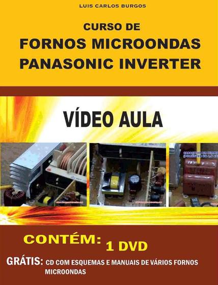 Imagem de Curso em DVD aula,físico,Microondas Panasonic Inverter