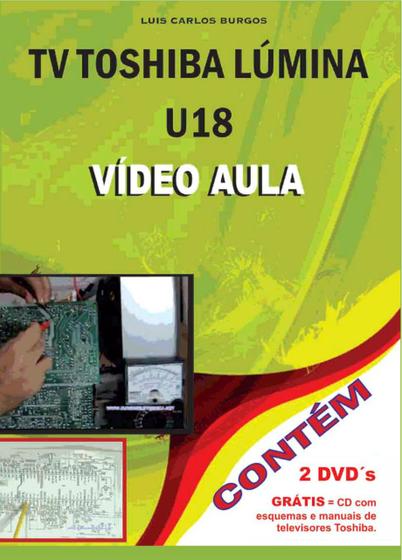 Imagem de Curso em  DVD aula físico,TV Toshiba lumina U 18