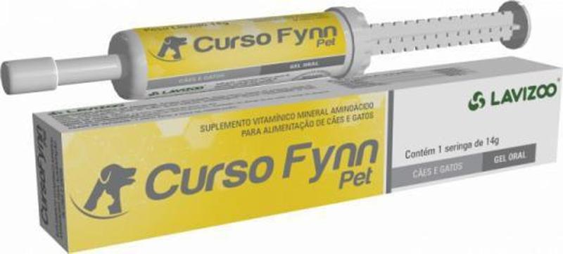 Imagem de Curso Fynn Pet Suplemento Vitamínico para Cães e Gatos 14 g - Lavizoo