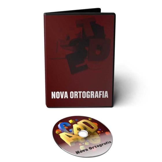 Imagem de Curso Nova Ortografia Da Língua Portuguesa Em Dvd Videoaula