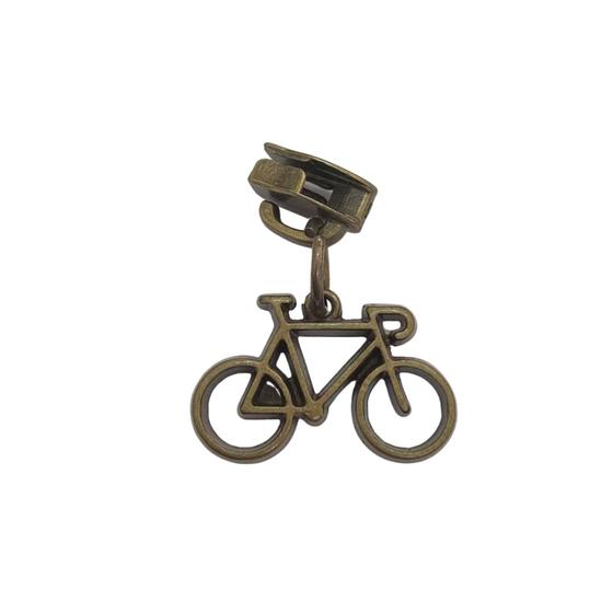 Imagem de Cursor Puxador para Zíper N 5 - Ouro Velho - Bicicleta
