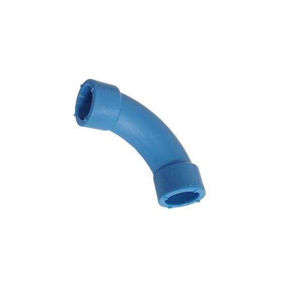 Imagem de Curva Curta 25 mm PPR Azul para Rede de Ar Comprimido