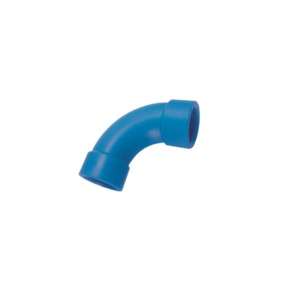 Imagem de Curva Curta 32 mm PPR Azul para Ar Comprimido TOPFUSION