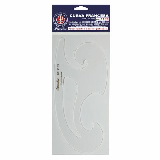 Imagem de Curva Francesa Trident 15x7,5cm Mod. 1102