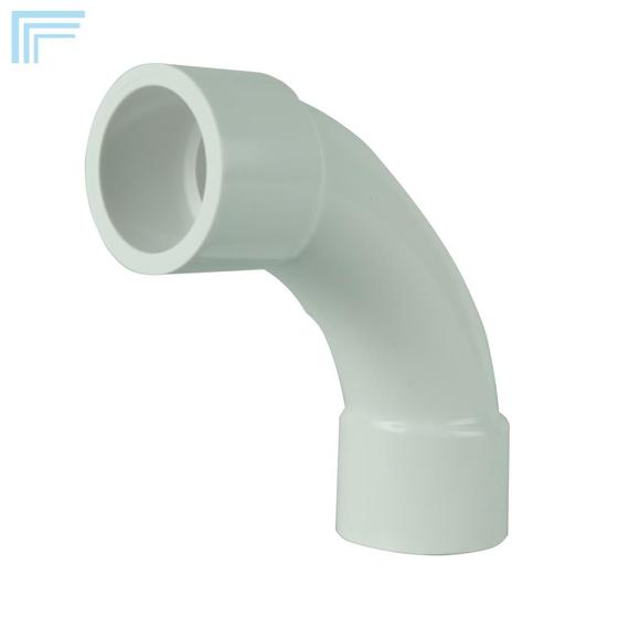 Imagem de Curva longa 90 soldável 1/2" upvc branco 20mm