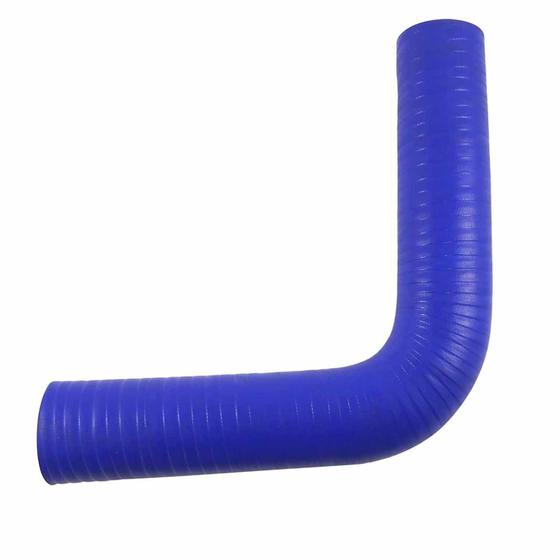 Imagem de Curva Longa Tipo L de Silicone Azul 90º X 2 1/2" - Cód.270