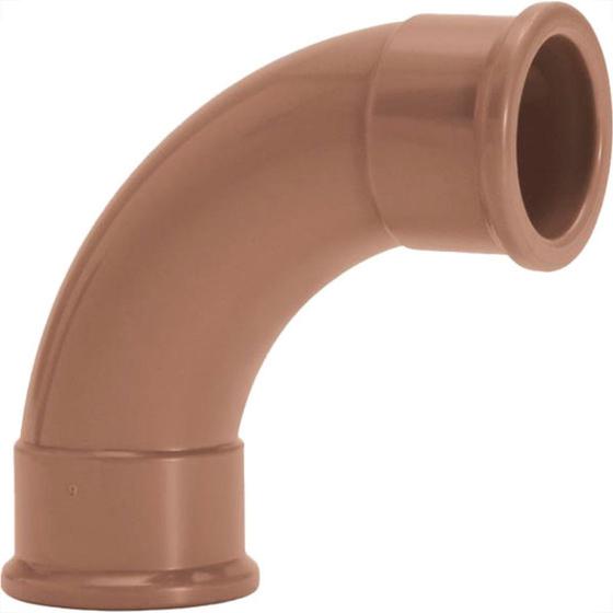 Imagem de Curva Soldavel PVC Liso Liso Amanco 60Mm X 90