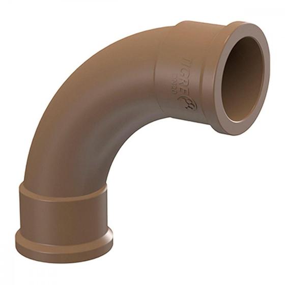 Imagem de Curva Tigre PVC Liso Liso 3/4 X 90 Marrom