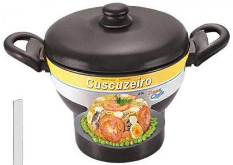 Imagem de Cuscuzeira Dona Chefa Alumínio Antiaderente 18cm 3,32 Litros