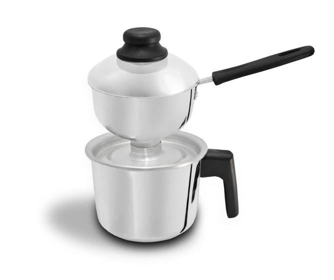 Cuscuzeiro Individual E Cozi Vapore Polido Imagem de Cuscuzeiro Individual E Cozi Vapore Polido