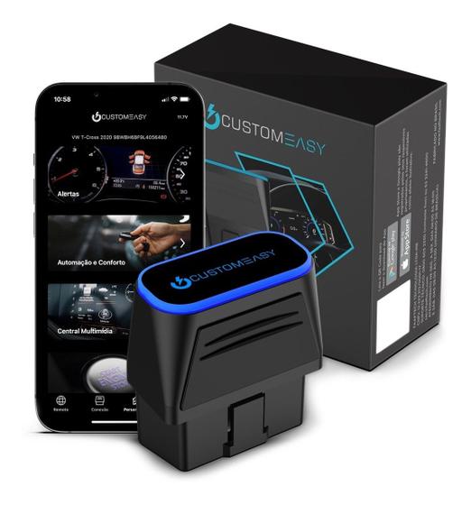 Menor preço em Custom Easy Faaftech Dispositivo De Customização E Personalização Obd-ii Plug&Play Com Aplicativo