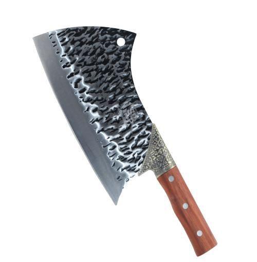 Cutelo Artesanal Rustico Com Bainha Corta Osso Carne Aço Inox - SQ Imagem de Cutelo Artesanal Rustico Com Bainha Corta Osso Carne Aço Inox