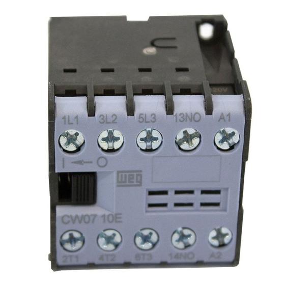 Imagem de Cw07-10-30v25 Mini Contator  7a 220v 60hz Na Weg