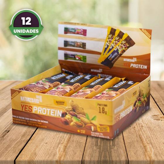 Imagem de Cx/C 12 BARRA YES PROTEIN BAR 15g NATUREBARR 