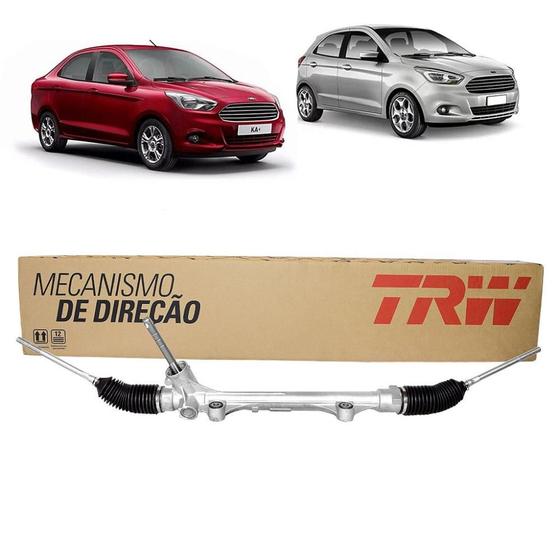 Imagem de Cx direcao mecanica/eletrica nova trw ford new ka 2014 em diante todos - cx mecanica para coluna eletrica