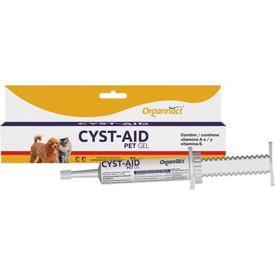 Cyst-Aid Pet Gel Suplemento Alimentar para Cães e Gatos - 27 mL Menor preço em Cyst-Aid Pet Gel Suplemento Alimentar para Cães e Gatos - 27 mL