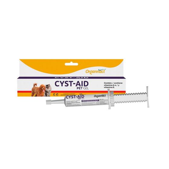 Imagem de Cyst-aid Pet Suplemento Vitamínico em Gel para Cães e Gatos 27ml 