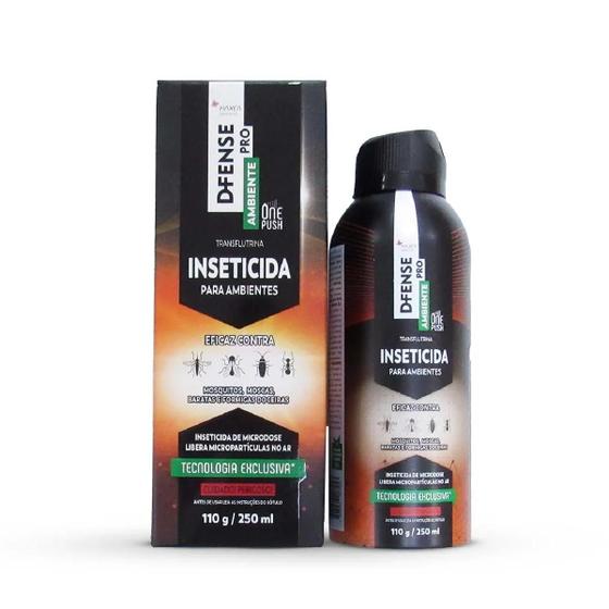 Imagem de D-Fense Pro Ambiente Eficaz Contra Mosquitos Moscas Baratas Formigas 250 ml