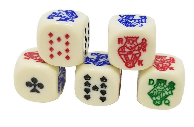 Imagem de Da Vinci 6 Sided Poker Dice