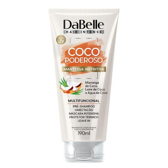 Imagem de Dabelle Óleo em Creme Multifuncional Coco Poderoso Leave-In Proteção Térmica Cabelos Secos 190ml